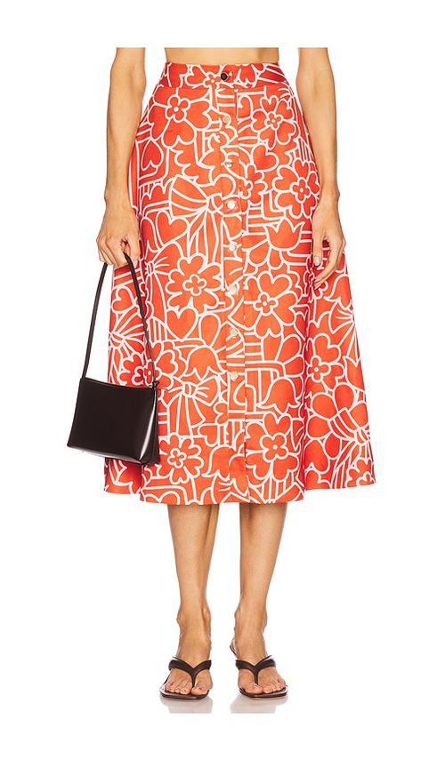 Papa Don't Preach x REVOLVE Fits Like A Puzzle Skirt in Red. - M also in