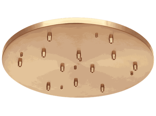 Aged Gold Brass Ceiling Canopy from the Multi Ceiling Canopy Line Voltage Collection