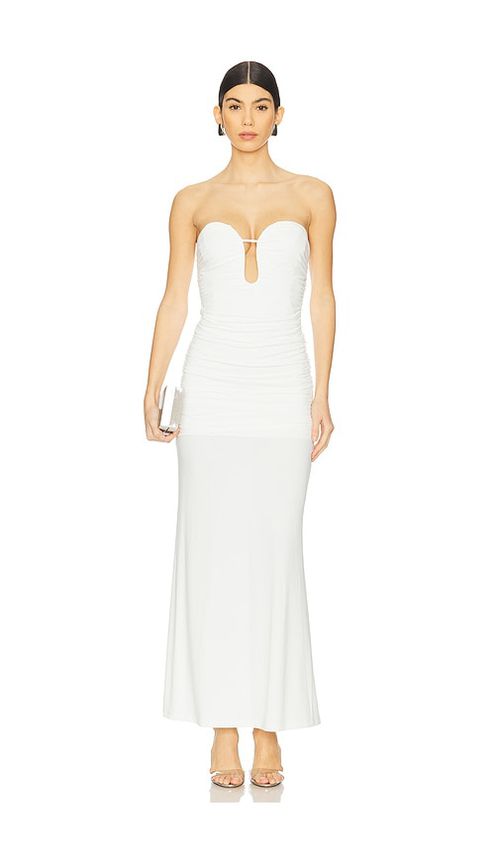 Bardot MAXIKLEID ELVIRA in White. Größe 6. Also in 10, 12, 2