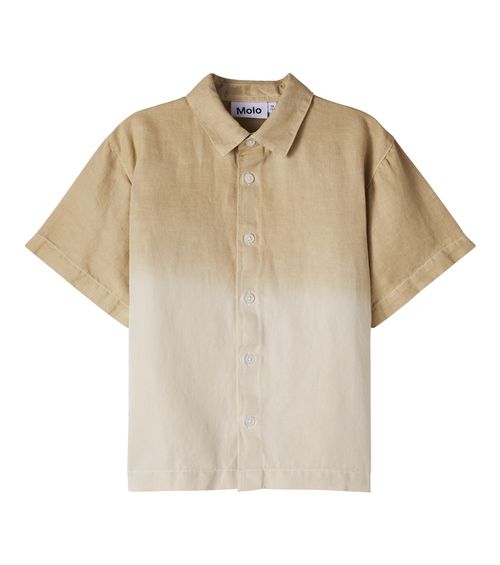 Richie ombré linen and cotton shirt