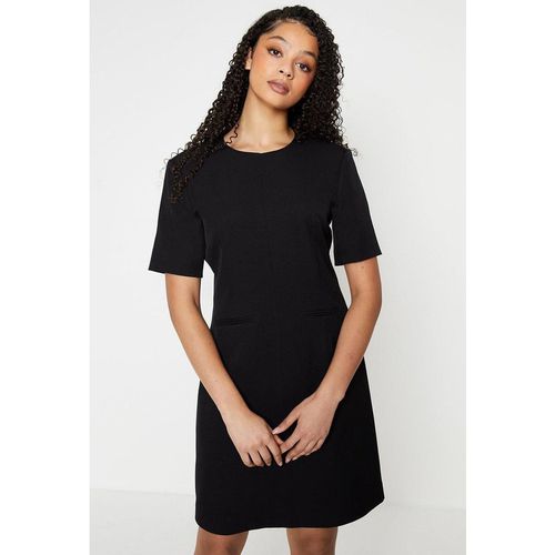 Tall Half Sleeve Tailored Shift Dress