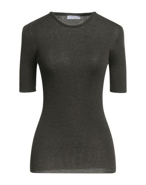Woman Sweater Military green Size 1 Merino Wool