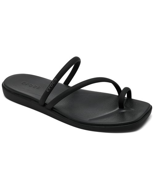 Women's Miami Toe Loop Sandals from Finish Line - Black