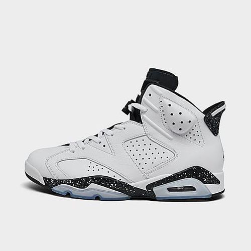 Jordan Air Retro 6 Basketball Shoes in White/White Size 7.5 Leather