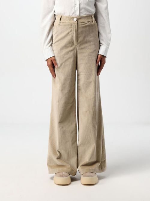 Jeans Woman color Beige