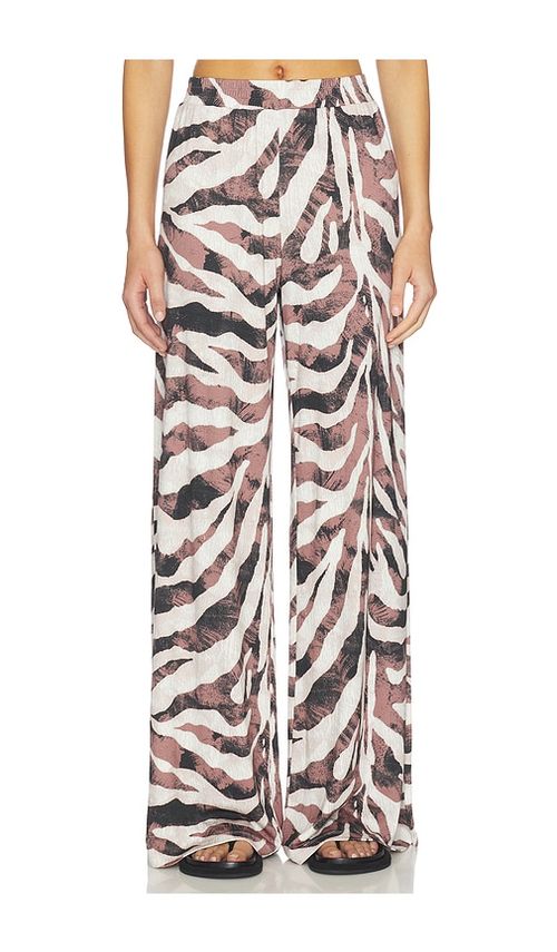 LNA Safari Rib Base Pant in Mauve,Neutral. S. Also in XS, M