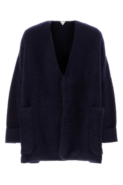 Mohair Blend Sweater — Navy