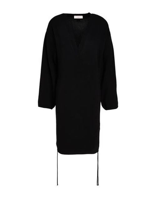 Woman Mini dress Black Size M Lyocell, Merino Wool, Elastane