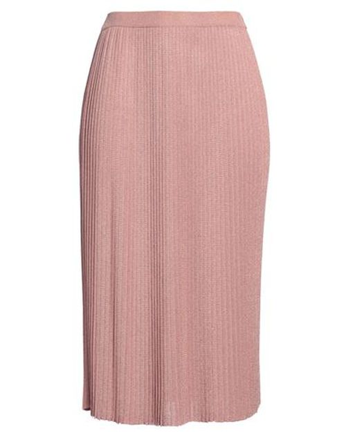 Elisabetta Franchi Woman Midi skirt Antique rose Size 6 Viscose, Polyester