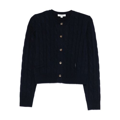 Cable-knit Button Cardigan