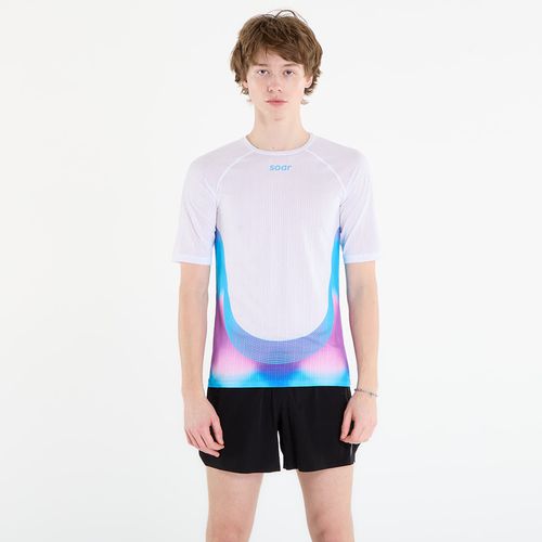 T-shirt SOAR Race Tee White/ Magenta Blue