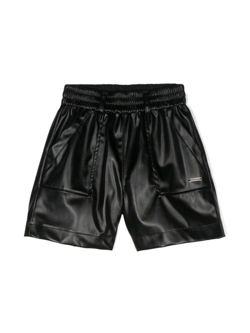 Logo-plaque shorts - Black