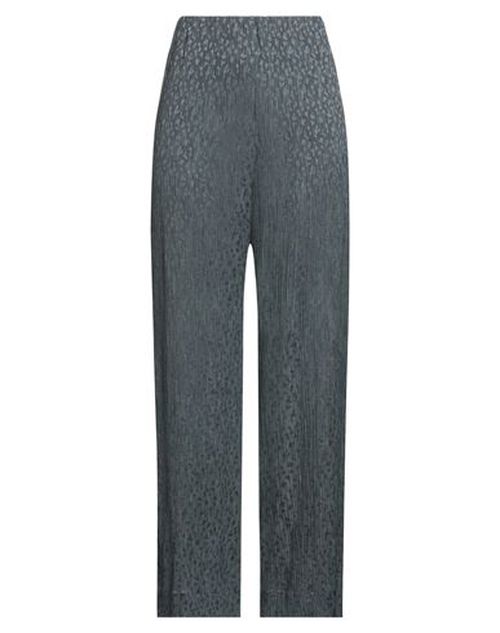 Woman Pants Charcoal Size 10 Cotton, Silk