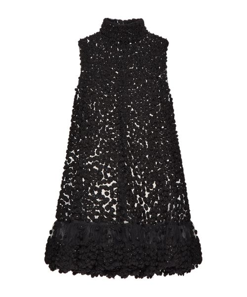 TULLE ILLUSIONE Embroidery short dress