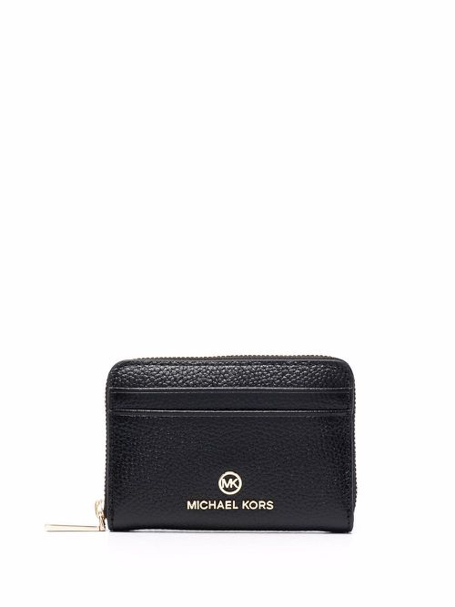 Jet Set leather wallet - Black