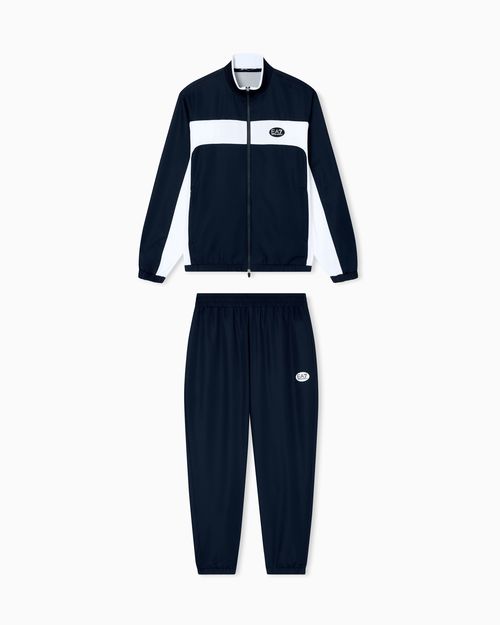 Pro tennis tracksuit in VENTUS7 colour block technical fabric