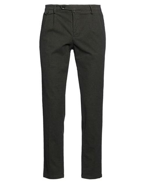 Man Pants Green Size 32 Cotton, Polyester, Viscose, Elastane
