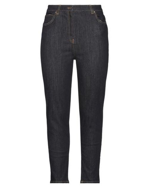 Woman Jeans Blue Size 12 Cotton, Elastane