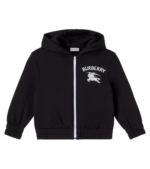 EKD cotton jersey zip-up hoodie