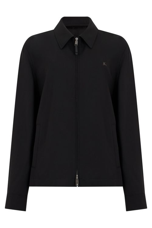 Black Shirt Collar Jacket