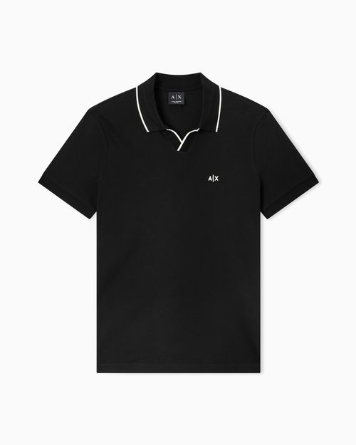 Classic Polo Shirt in Breathable Cotton Piqué