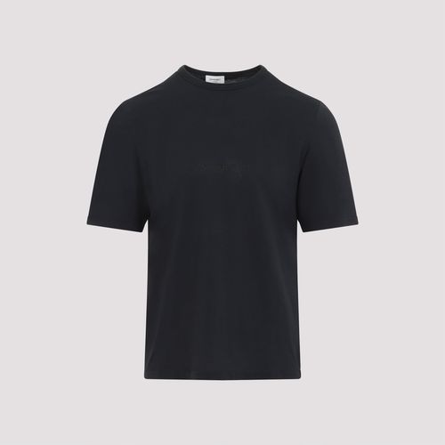 SHORT-SLEEVE CREWNECK T-SHIRT MADE with CERTIFIED COTTON, FEATURING a TONAL EMBROIDERY on the CHEST