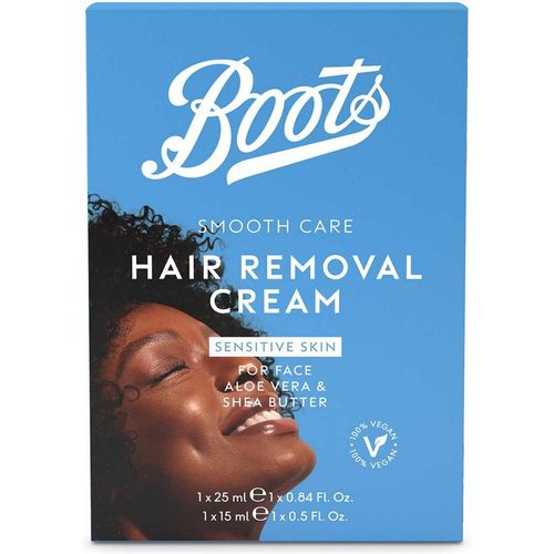 Boots Smooth Care Facial Hair Removal Cream Sensitive Skin