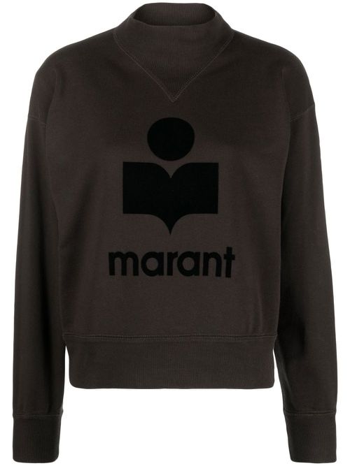 Logo crew neck sweatshirt - Black