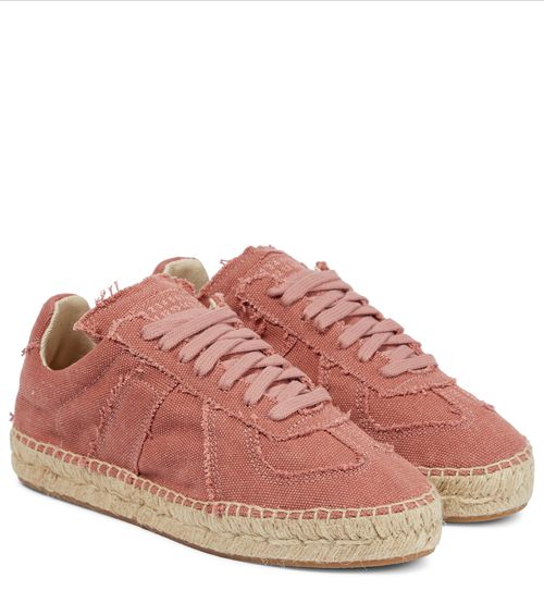 Replica canvas espadrille sneakers