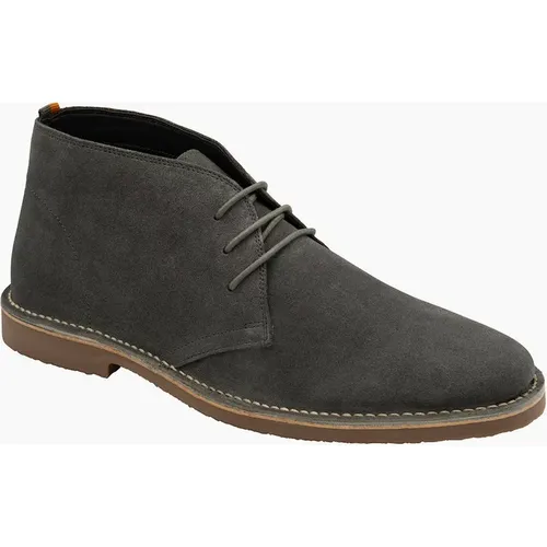 Frank Wright Men's Edwin Mens Desert Boots - Grey