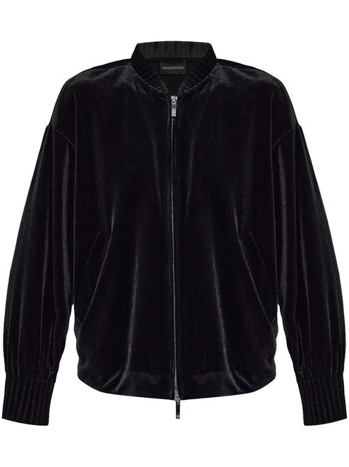 Chenille Bomber Jacket