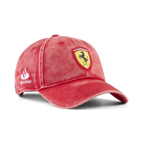 PUMA Scuderia Ferrari Desert Sun Baseball Cap in Red, Adult