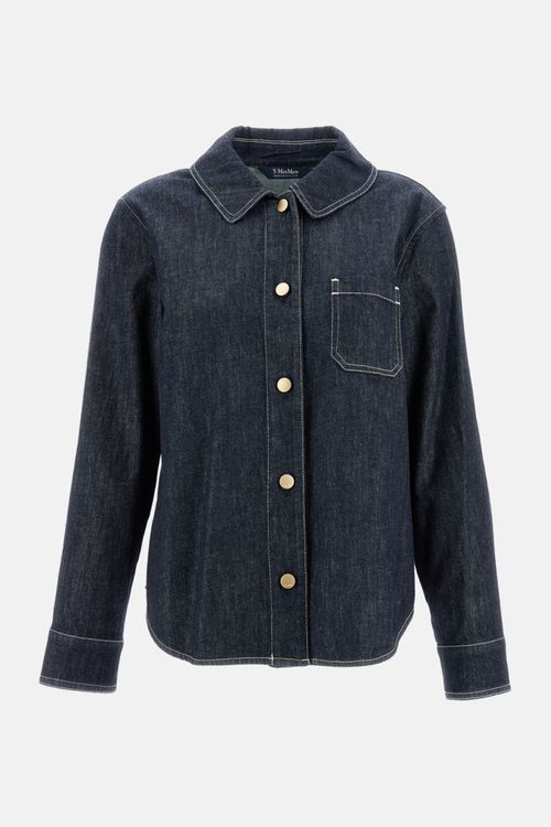 Dark Blue Denim Shirt