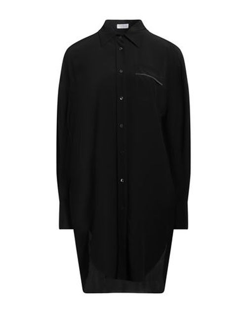 Woman Shirt Black Size M Silk, Ecobrass
