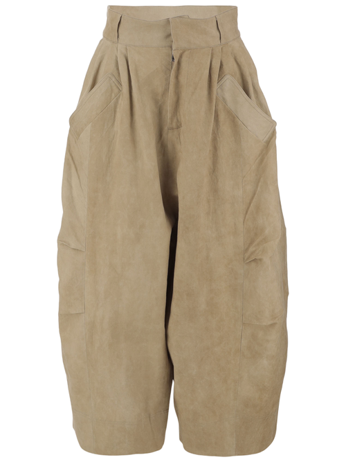 Oversized Linen-Blend Pants
