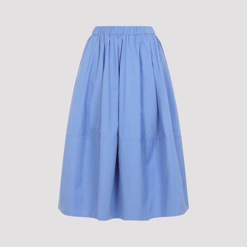 Bubble A-line Midi Skirt