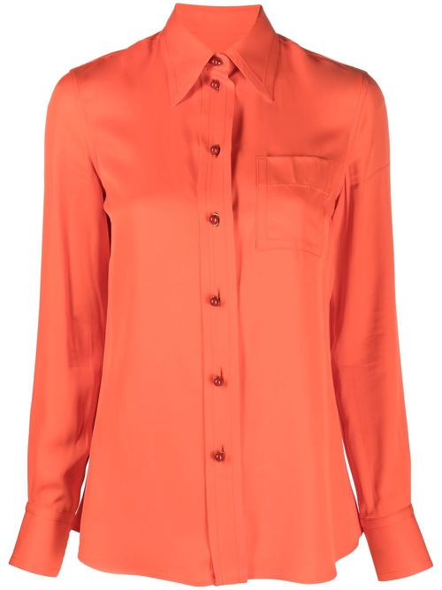Chest pocket shirt - Orange
