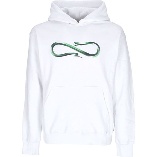 Men's Hoodie Logo Steel Hoodie White