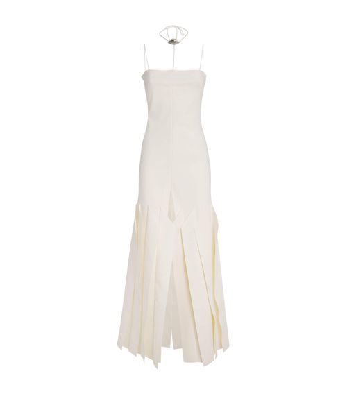 A.W.A.K.E. Mode Lip Choker Maxi Dress
