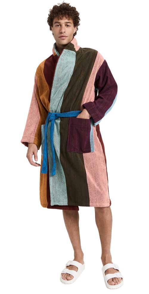 Colorblock Robe Multi
