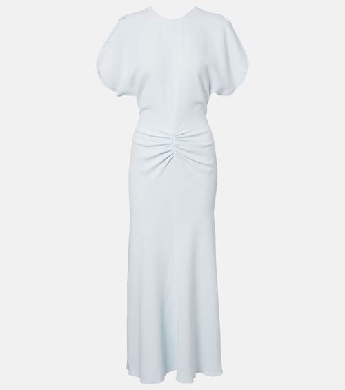 Gathered midi dress