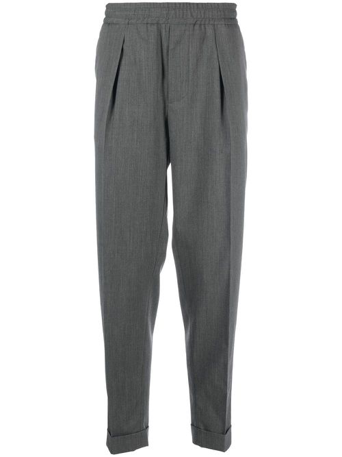 Commuting elasticated trousers - Grey