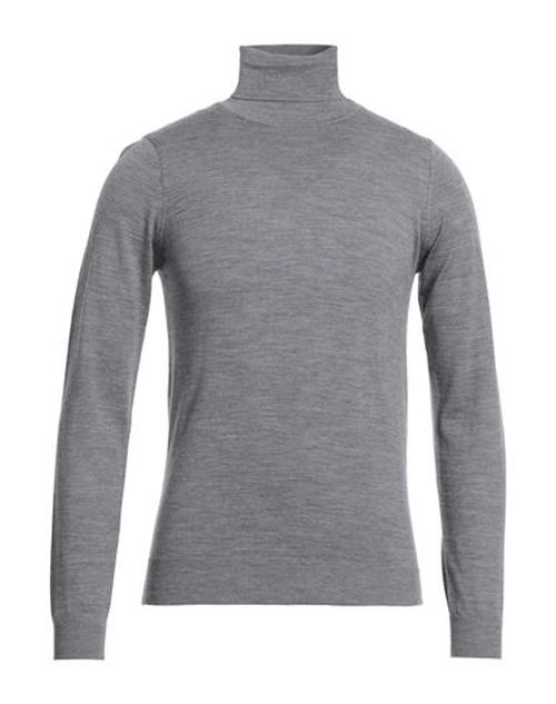 Man Turtleneck Grey Size 38 Wool