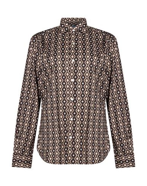 Man Shirt Dark brown Size 15 ¾ Cotton