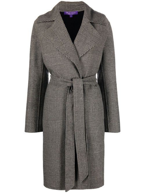 Cameo belted coat - Black