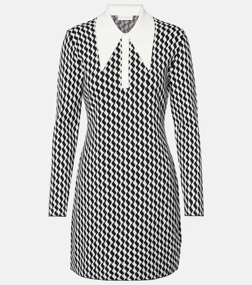 Cotton-blend minidress