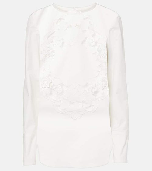 Embroidered cotton blouse