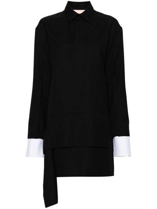 Shirt mini dress - Black
