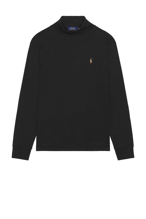 Polo Ralph Lauren Long Sleeve Soft Touch Turtleneck Pullover in Black - Black. XXL/2X also in