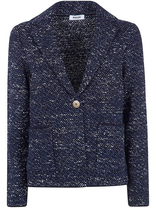 Base Milano Cotton Blend Single-Breasted Jacket